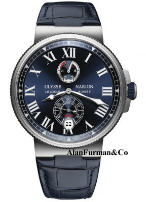 Ulysse Nardin 45mm Model 1183 122 43 Alan Furman Co