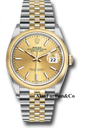 Rolex SS 18K Yellow Gold Model 126203 0015 Alan Furman Co