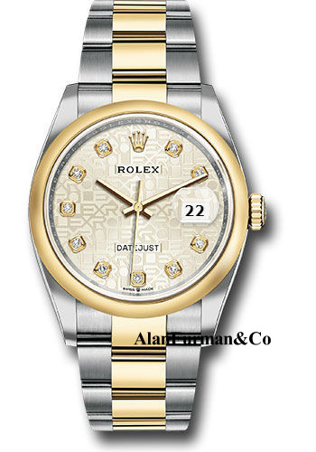 Rolex SS 18K Yellow Gold Model 126203 0034 Alan Furman Co