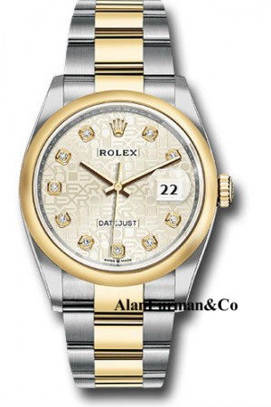 Rolex SS 18K Yellow Gold Model 126203 0034 Alan Furman Co