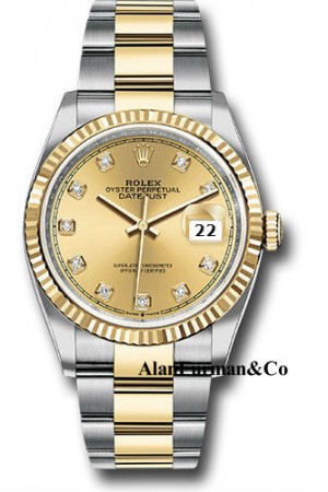 Rolex SS 18K Yellow Gold Model 126233 0018 Alan Furman Co