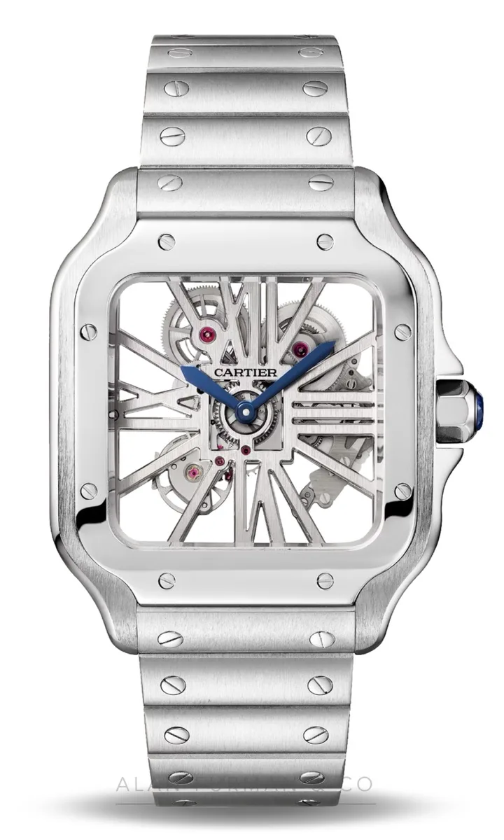 Cartier Santos de Cartier Skeleton (Ref. WHSA0015)