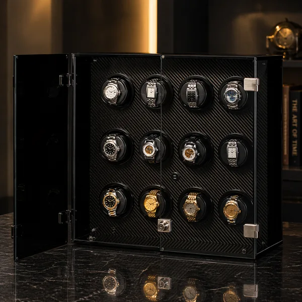 Orbita Milano 12 Carbon Fiber Programmable Watch Winder