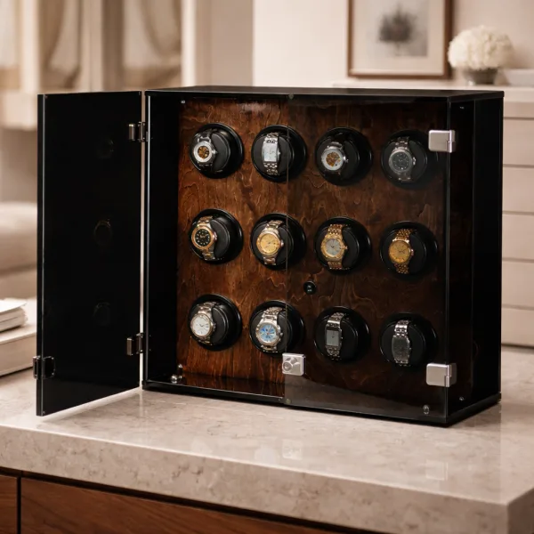 Orbita Milano 12 Walnut Rotorwind Watch Winder