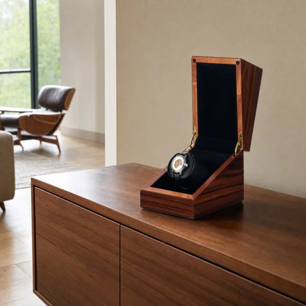 Orbita Sparta Deluxe 1 Teak Rotorwind Watch Winder