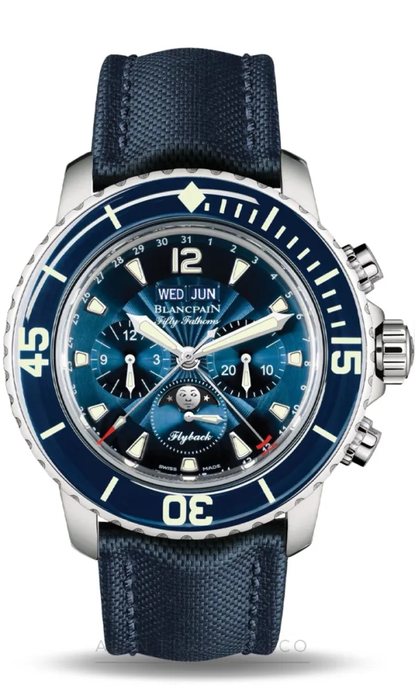 Blancpain Fifty Fathoms Chronographe Flyback Quantieme Complet 45mm (Ref. 5066F-1140-52B)