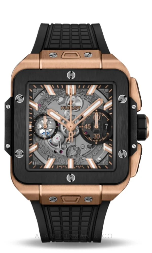 Hublot Square Bang Unico King Gold Ceramic 42mm (Ref. 821.OM.0180.RX)