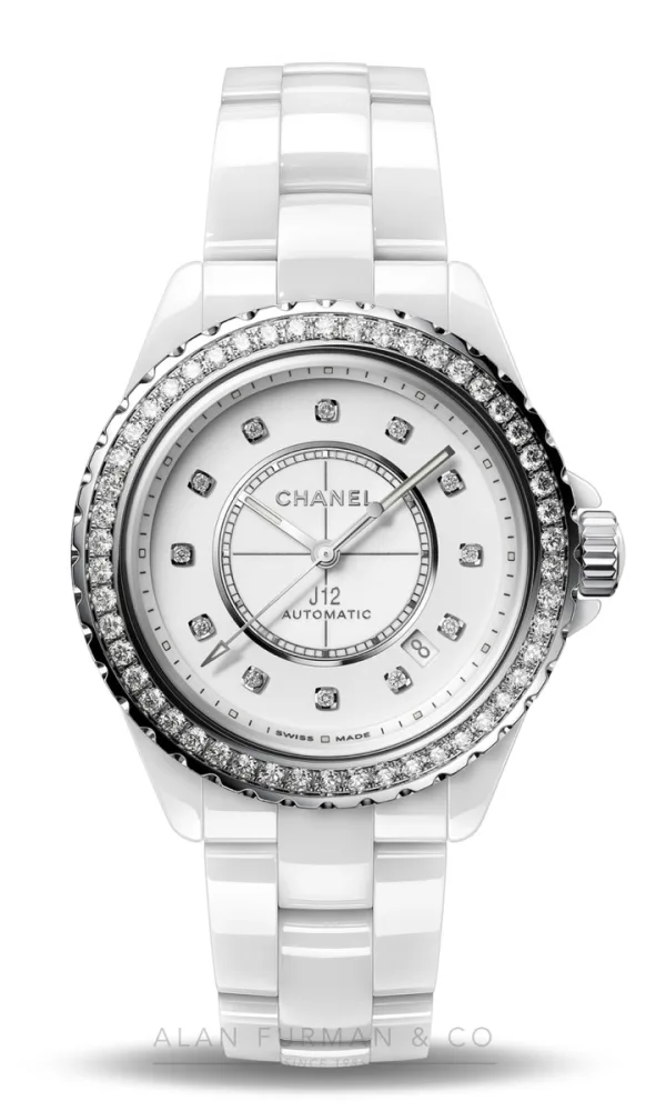 Chanel J12 Diamond Bezel Caliber 12.1 38mm (Ref. H7189)