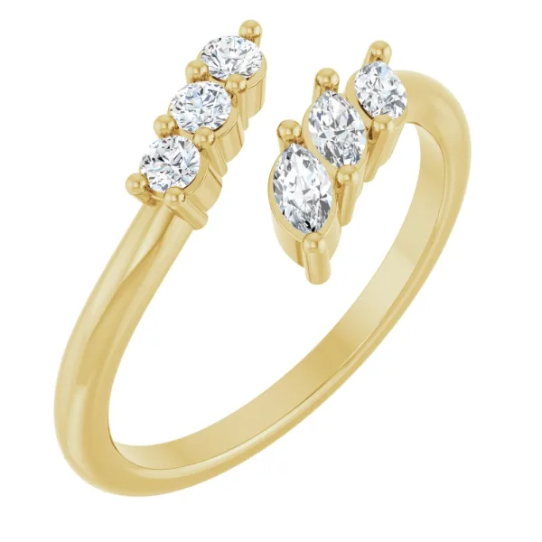 Marisol Diamond Cluster Signet Ring