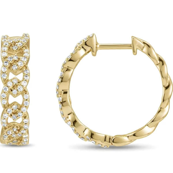 Lunaria Radiance Hoop Earrings