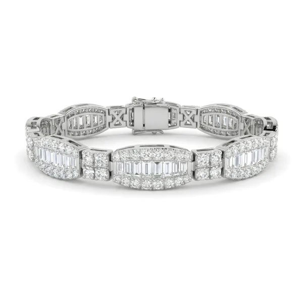 Snowlight Braid Bracelet in 14K White Gold