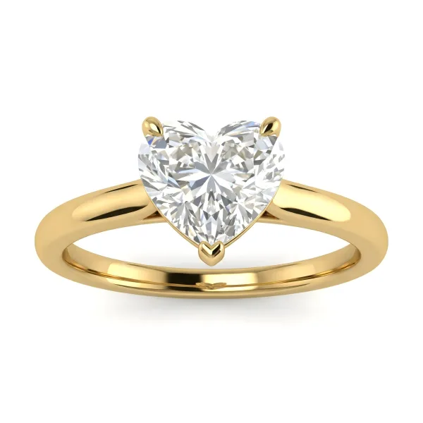 Amore Radioso Diamond Ring in 14K Yellow Gold