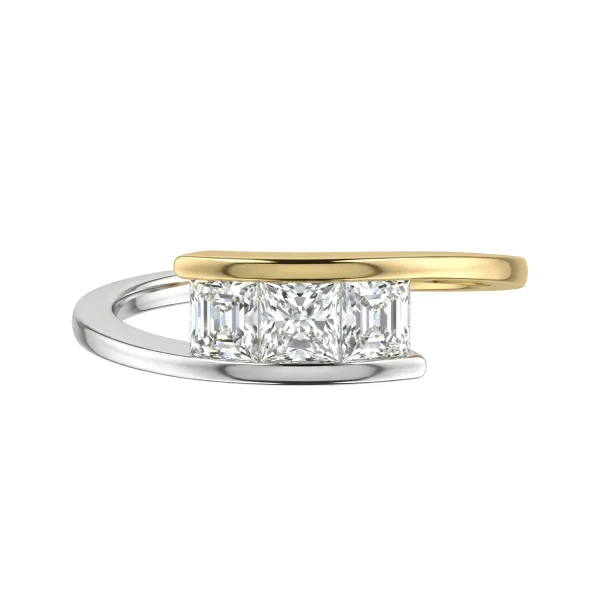 Lucía Clara Ring in 14K White/Yellow Gold