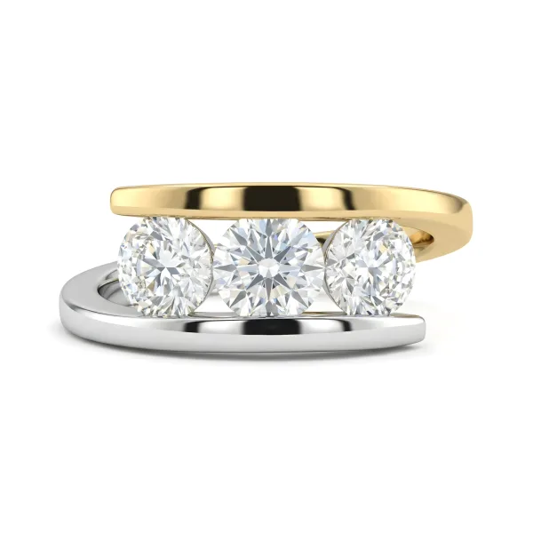 Bella Noche Ring in 14K White/Yellow Gold