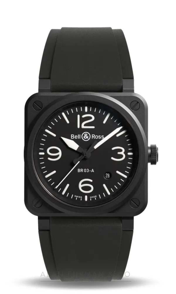 Bell & Ross BR-03 Black Matte (Ref. BR03A-BL-CE/SRB)