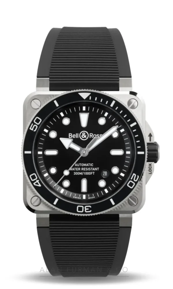 Bell & Ross BR-03 Diver Black Steel (Ref. BR03A-D-BL-ST/SRB)