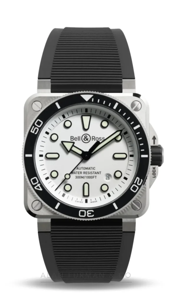 Bell & Ross BR-03 Diver White Steel (Ref. BR03A-D-WH-ST/SRB)