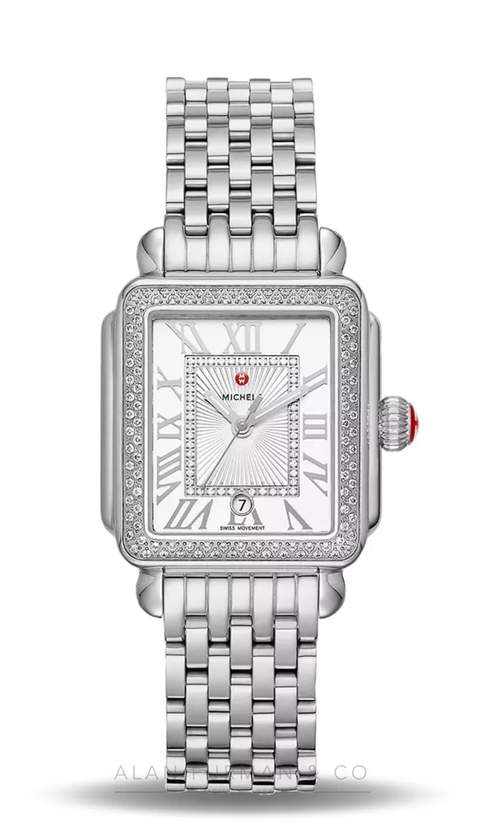 Michele Deco Madison Mid Stainless Diamond (Ref. MWW06G000001)
