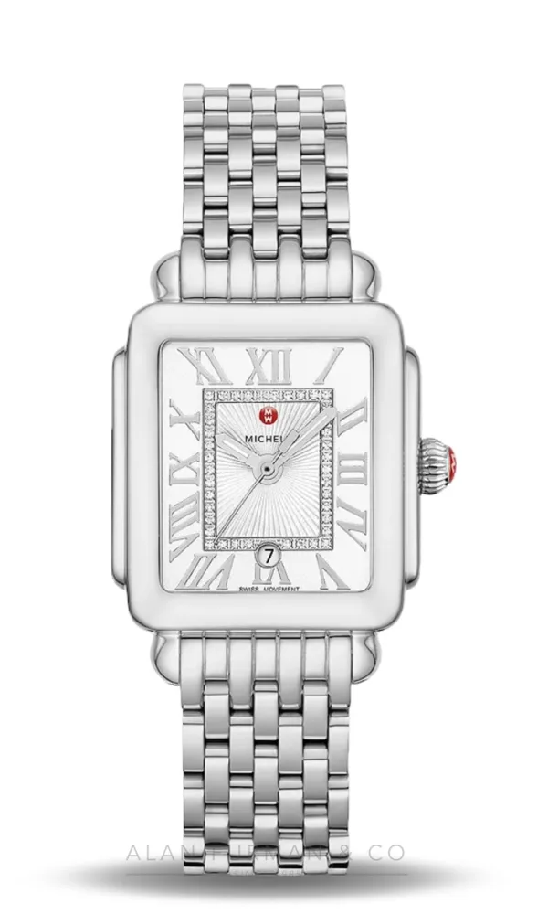 Michele Deco Madison Mid Stainless Steel Diamond Dial (Ref. MWW06G000012)