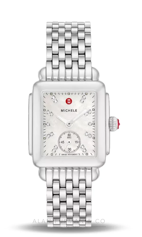 Michele Deco Mid Stainless Diamond Dial (Ref. MWW06V000002)