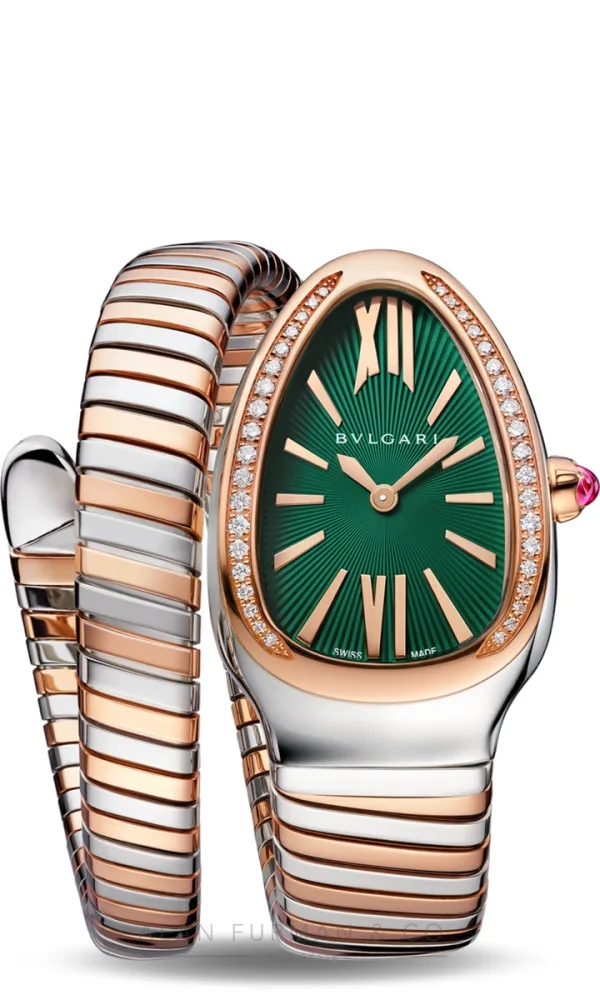Bulgari Serpenti Tubogas Rose Gold and Steel (Ref. 102790)