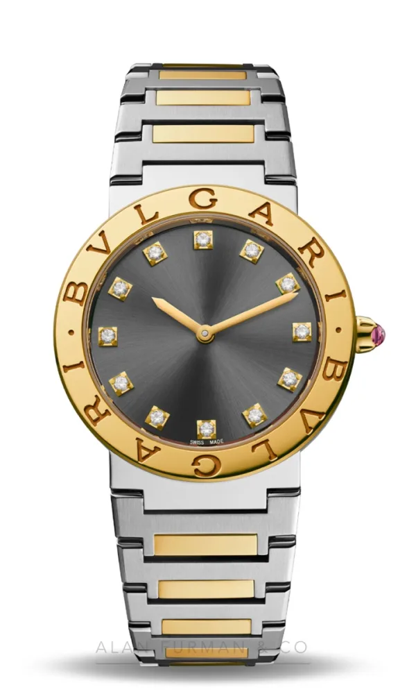 Bulgari Bvlgari Bvlgari Steel and Gold 33mm (Ref. 104196)