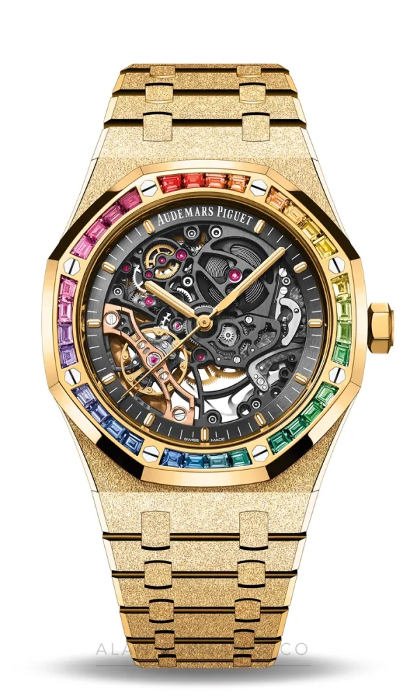 Audemars Piguet Royal Oak Frosted Gold Double Balance Wheel Openworked (Ref. 15412BA.YG.1224BA.01-B)