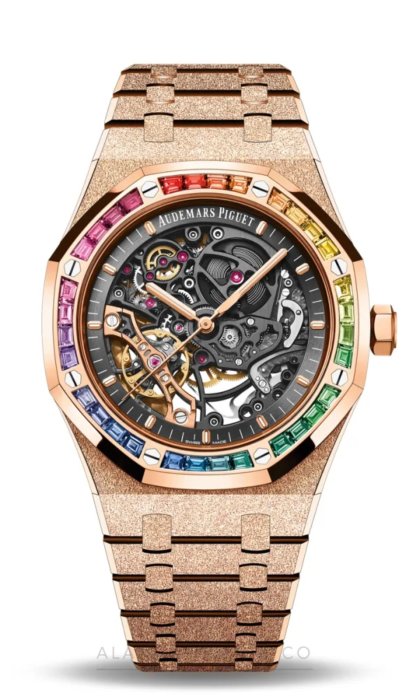 Audemars Piguet Royal Oak Frosted Gold Double Balance Wheel Openworked (Ref. 15412OR.YG.1224OR.01-B)
