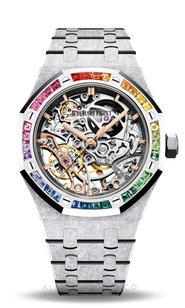 Audemars Piguet Royal Oak Frosted Gold Double Balance Wheel Openworked (Ref. 15468BC.YG.1259BC.01-B)
