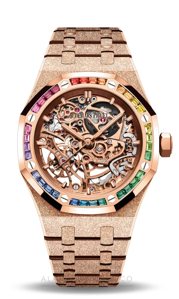 Audemars Piguet Royal Oak Frosted Gold Double Balance Wheel Openworked (Ref. 15468OR.YG.1259OR.01-B)