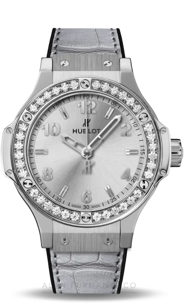 Hublot Big Bang Monochrome Steel Diamonds 38mm (Ref. 361.SX.4310.LR.1204.JPN18)