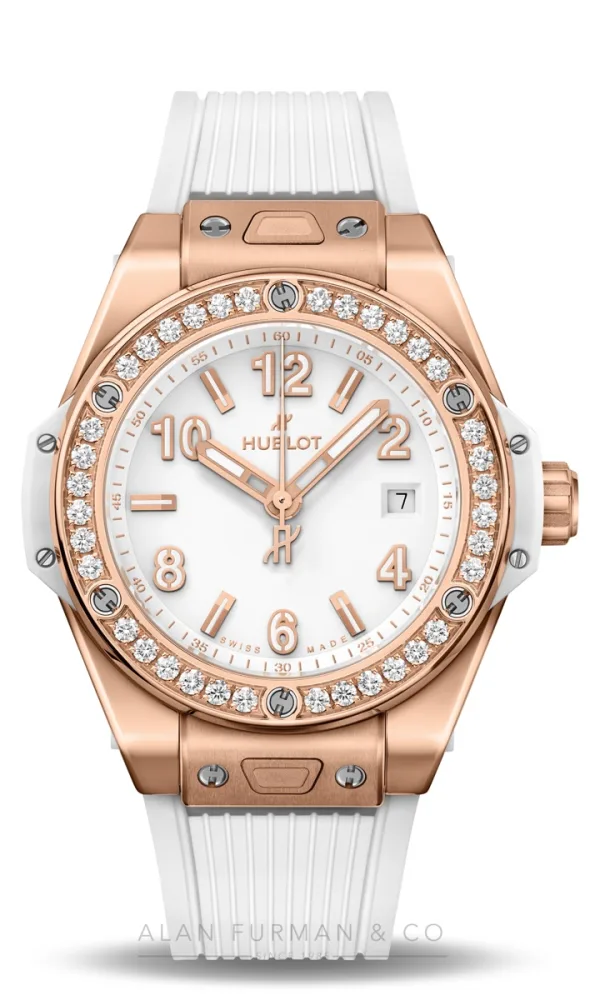 Hublot Big Bang One Click King Gold White Diamonds 33mm (Ref. 485.OE.2080.RW.1204)