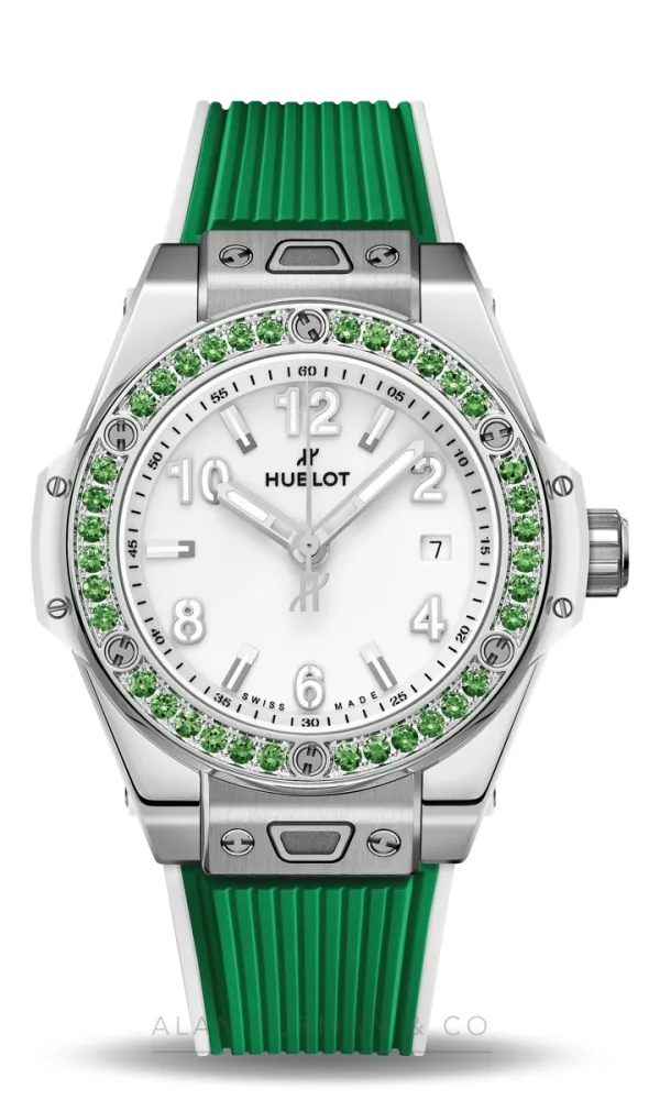 Hublot Big Bang One Click Joyful Steel Apple Green 33mm (Ref. 485.SG.2210.RX.1222)