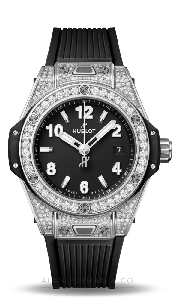 Hublot Big Bang One Click Steel Pavé 33mm (Ref. 485.SX.1170.RX.1604)
