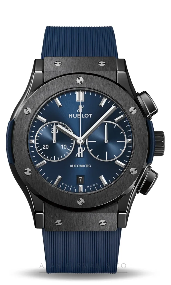 Hublot Classic Fusion Ceramic Blue Chronograph 45mm (Ref. 521.CM.7170.RX)
