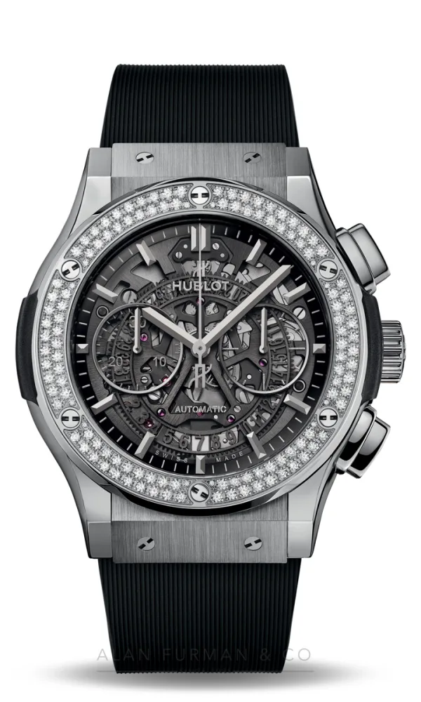 Hublot Classic Fusion Aerofusion Titanium Diamonds 45mm (Ref. 525.NX.0170.RX.1104)