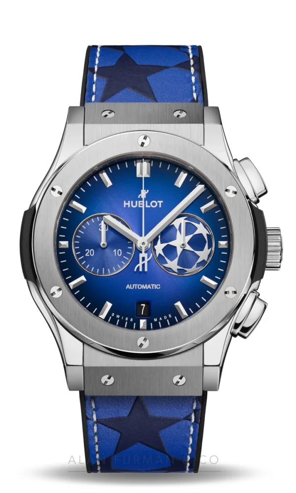 Hublot Classic Fusion Chronograph UEFA Champions League Titanium 42mm (Ref. 541.NX.5170.VR.UCL25)