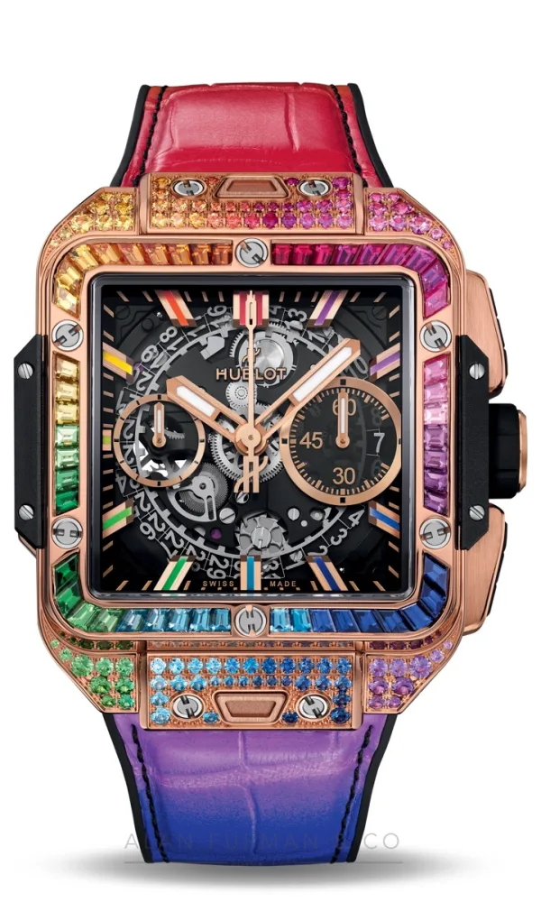Hublot Square Bang Unico King Gold Rainbow 42mm (Ref. 821.OX.0118.LR.0999)