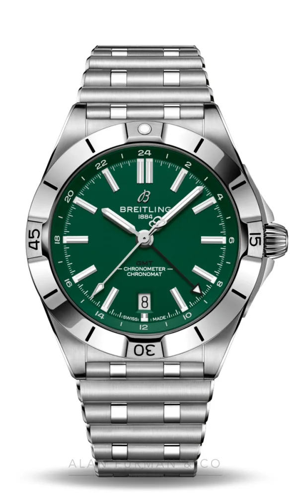 Breitling Chronomat Automatic GMT 40 NFL New York Jets Edition (Ref. A32398C61L1A1)