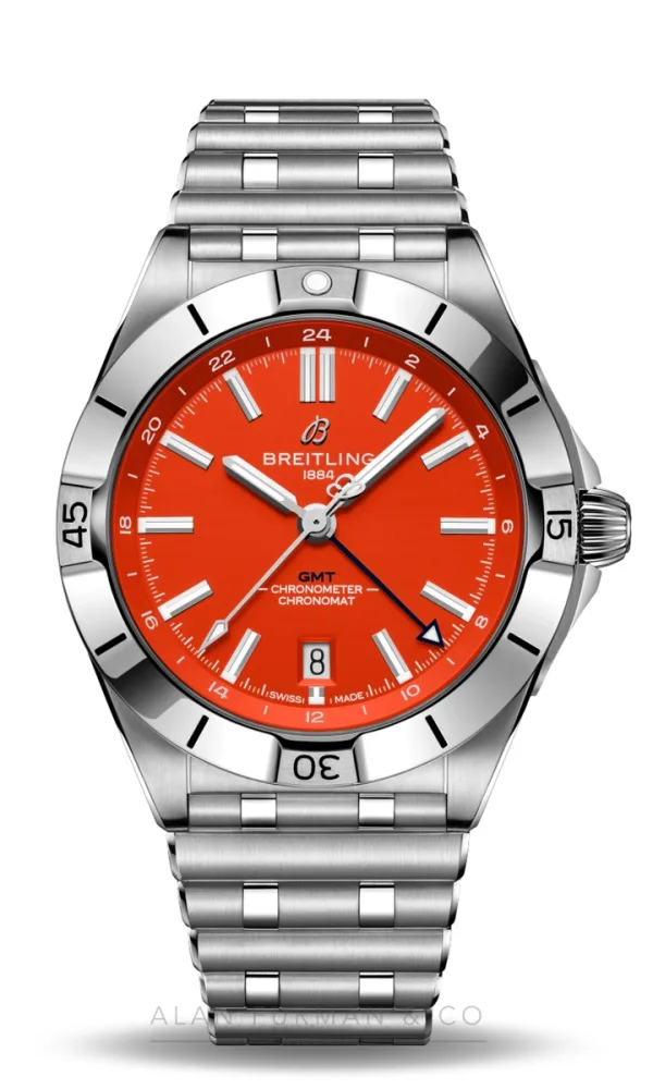Breitling Chronomat Automatic GMT 40 NFL Denver Broncos Edition (Ref. A32398C81O1A1)