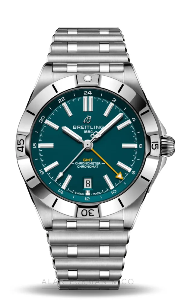 Breitling Chronomat Automatic GMT 40 NFL Jacksonville Jaguars Edition (Ref. A32398D21C1A1)