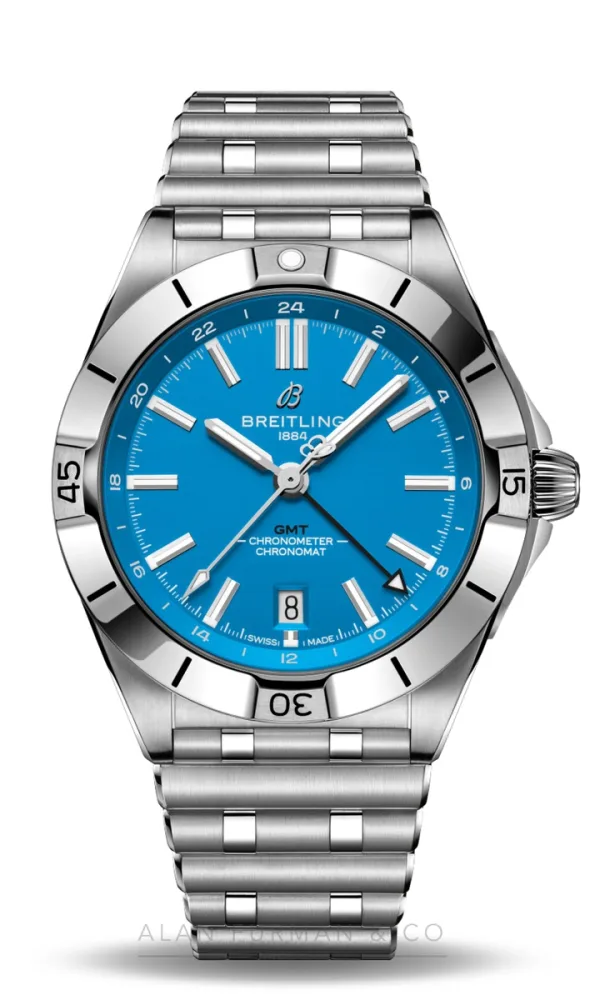 Breitling Chronomat Automatic GMT 40 NFL Carolina Panthers Edition (Ref. A32398E11C1A1)