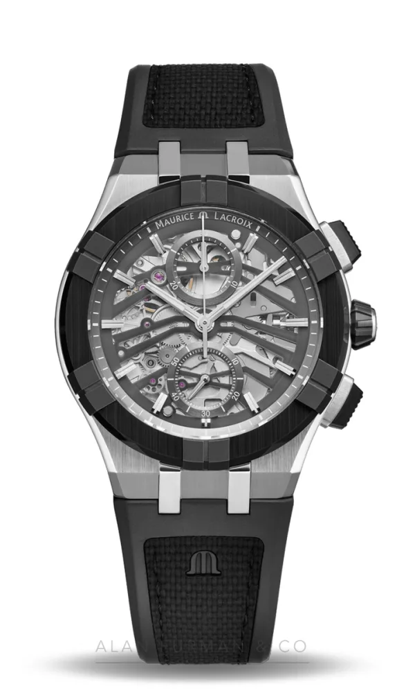 Maurice Lacroix Aikon-IC Automatic Chronograph Skeleton 43mm (Ref. AC8018-SSL20-030-2)