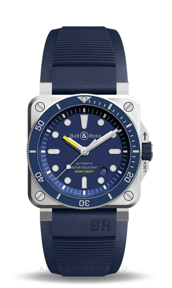 Bell & Ross BR-03 Diver Blue Steel (Ref. BR0392-D-BU-ST/SRB)