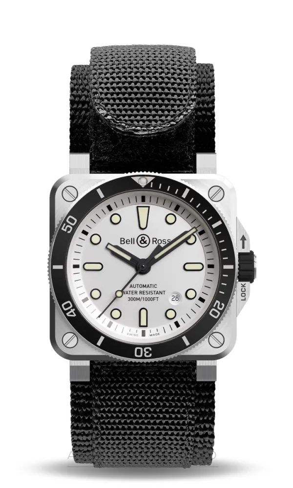 Bell & Ross BR-03 Diver White (Ref. BR0392-D-WH-ST/SRB)