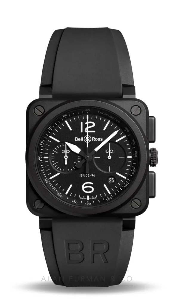 Bell & Ross BR-03 Chrono Black Matte (Ref. BR0394-BL-CE)