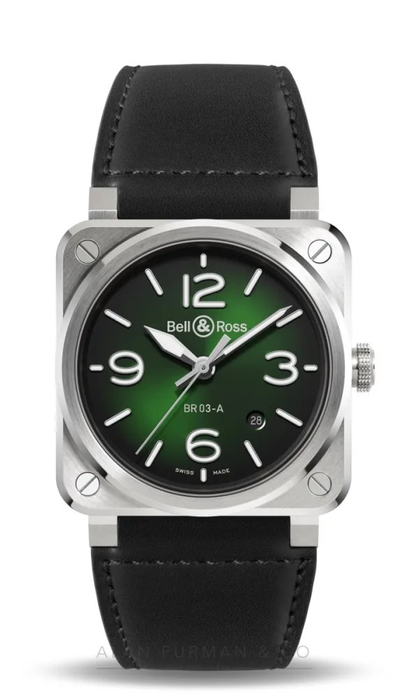Bell & Ross BR-03 Green Steel (Ref. BR03A-GN-ST/SCA)