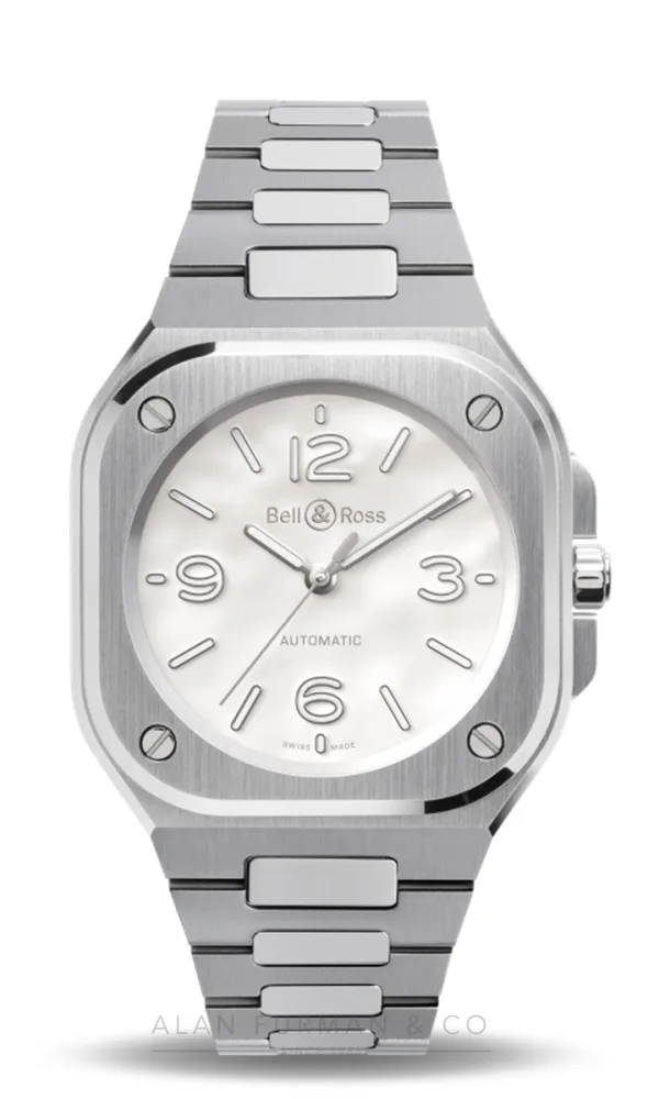 Bell & Ross BR-05 36 mm Mother Of Pearl Steel (Ref. BR05A-S-MP-ST/SST)