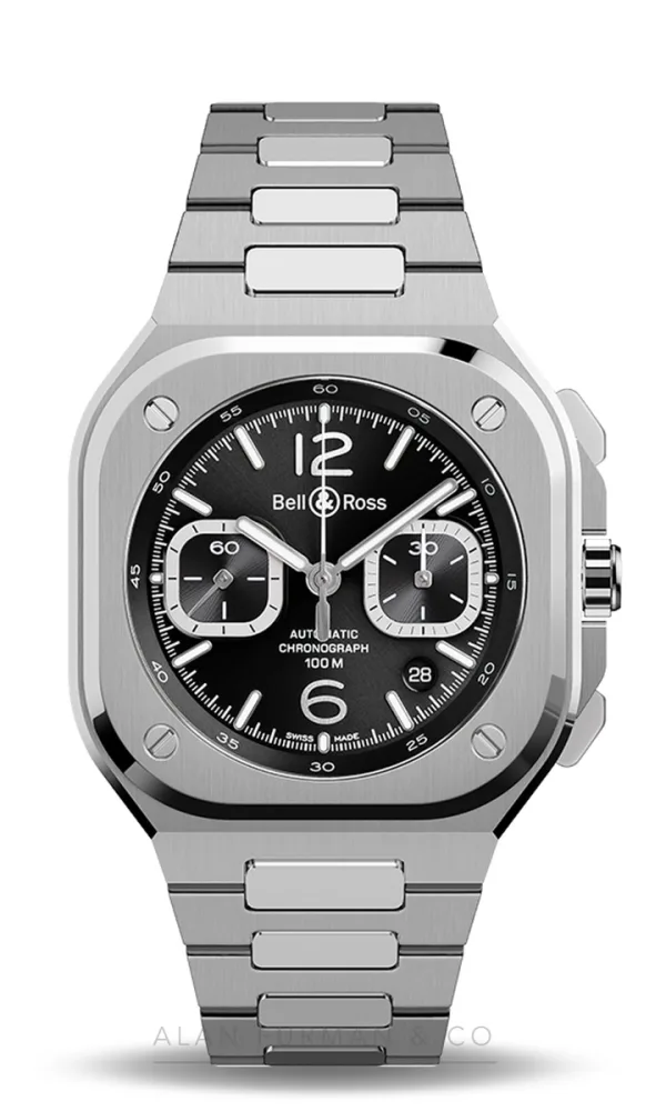 Bell & Ross BR-05 Chrono Black Steel (Ref. BR05C-BLC-ST/SST)