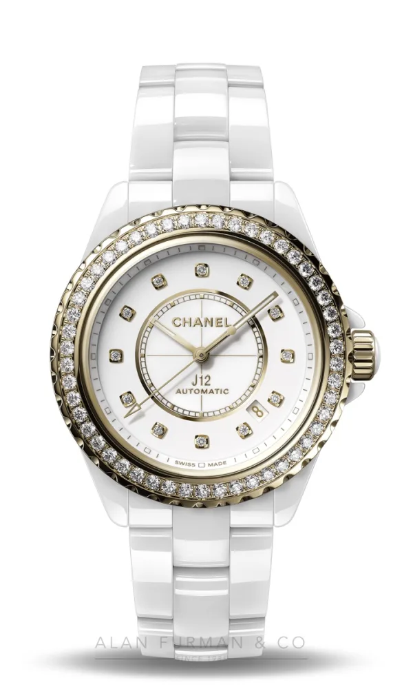 Chanel J12 Diamond Bezel Caliber 12.1 38mm (Ref. H9836)